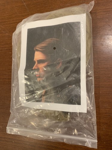 Blonde man wig - parrucca, bionda