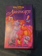 Vhs Walt Disney GLI ARISTOGATTI videocassetta usata cartoni I Classici originale