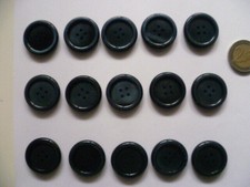 15 BOTTONI 4 FORI RESINA AVIO