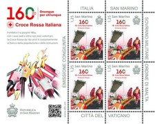 SAN MARINO 2024 - 160° della Croce Rossa Italiana - Minifoglio nuovo