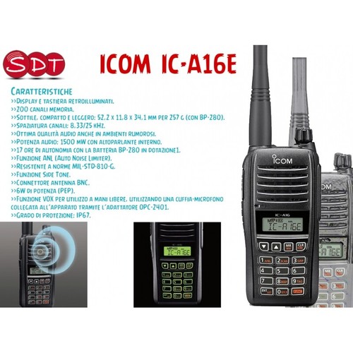 Icom a16e - icom, ic-a16e