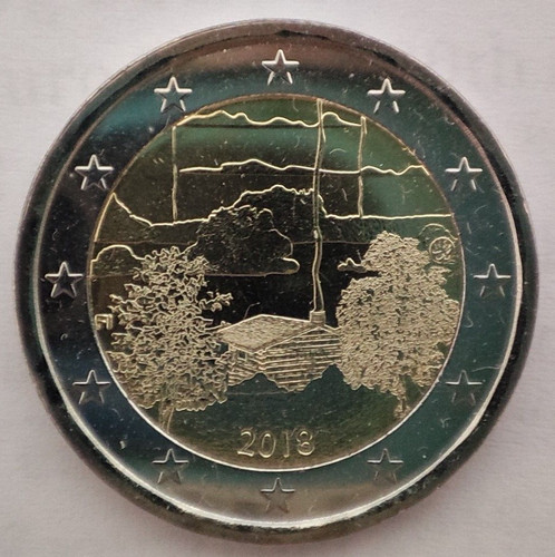 Moneta euro finlandia 2018 - moneta,
