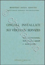 CARRO ARMATO M47 PATTON Cingoli Veicoli in Servizio 1958 Manuale DVD