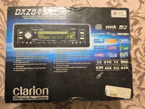 Clarion proaudio dxz845mc - proaudio,