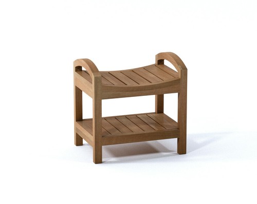 Banco doccia teak sgabello - banco, in