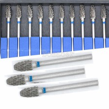 10 pezzi laboratorio odontotecnico carburo di tungsteno fresatrice trapano taglierina gambo HP tutte le dimensioni
