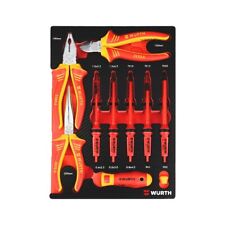 Set Cacciaviti Pinze Elettricista Tappetino Carrello Officina - WÜRTH 0965905936