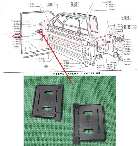 Coppia guarnizioni battuta