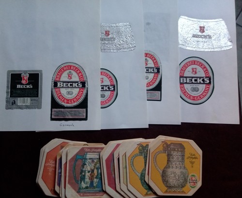 Sottobicchiere etichette birra - etichette,
