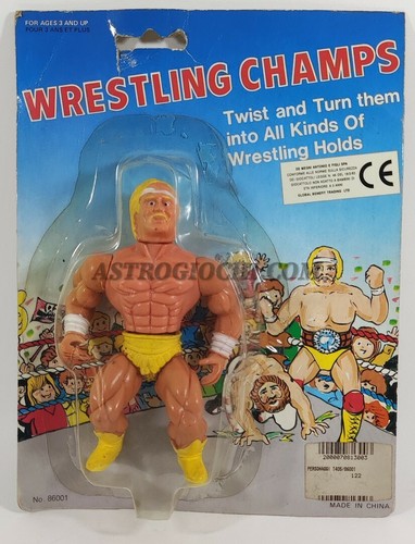 Wrestling champs figure hulk - wrestling,