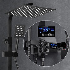 Termostato nero rubinetto