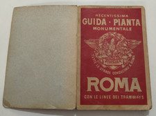 Recentissima GUIDA PIANTA monumentale ROMA e dintorni i otto giorni Verdesi 1909