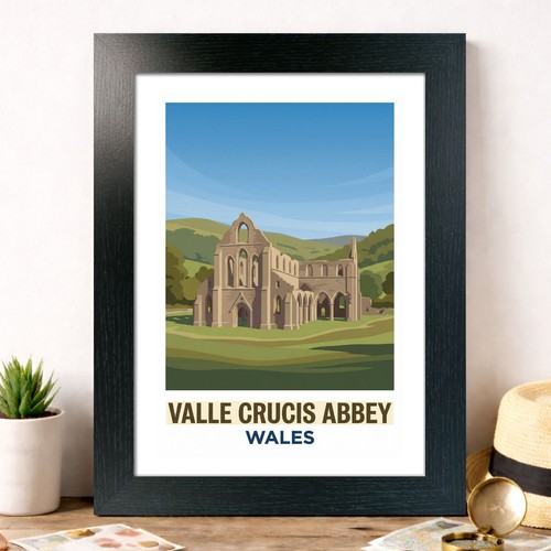 Valle crucis abbey galles - valle, abbey,