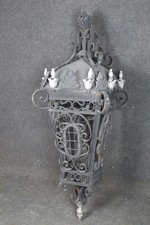 LAMPIONE FERRO RICCHI DECORI