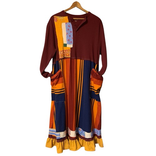 Maxi abito midi - upcycled, xl