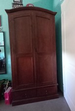 armadio In Legno 2 ante  2 Cassetti 