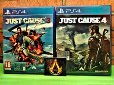 JUST CAUSE 3 + JUST CAUSE 4  ?? PS4 PLAYSTATION 4  Come NUOVI LOTTO