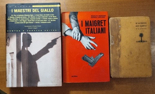 Lotto libri gialli - libri,