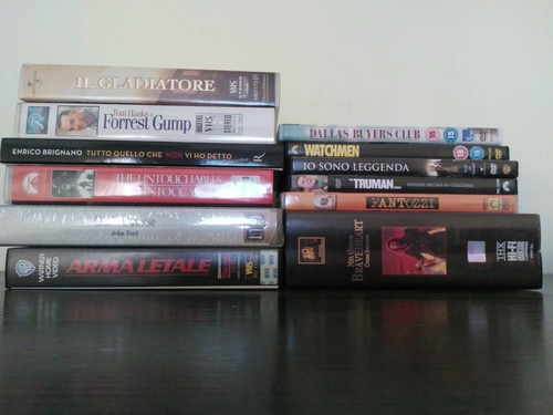 Lotto dvd 7 vhs - di,