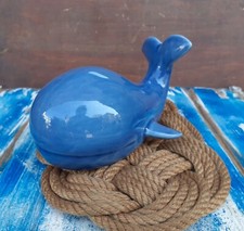 Balenottera in Ceramica Blu
