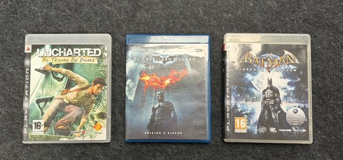 Lote ps3 uncharted batman - ps3,
