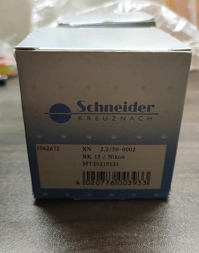 Nuovo obiettivo schneider - nuovo,