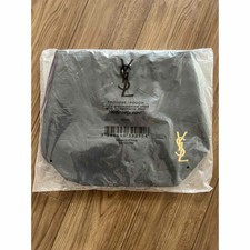 Borsa tote Yves Saint Laurent YSL nera logo ricamato oro rara edizione limitata