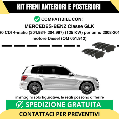 Pastiglie freno ant - freno, post