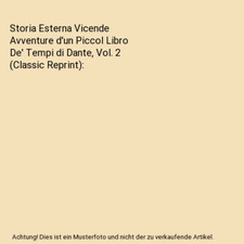 Storia Esterna Vicende