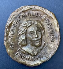 Medaglia GISMONDI Tommaso Medaglione Regione Lazio Cavalier D’arpino 1973 R4