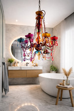 Lampadario Moderno in Resina