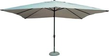 OMBRELLONE in alluminio MT. 3X4 PULLY colore ECRU' rettangolare ARREDO GIARDINO