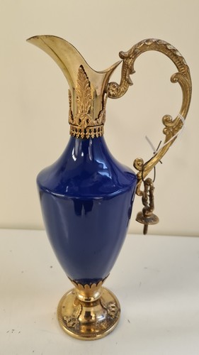 Bottiglia anfora blu - blu, "stock"