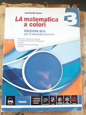 LA MATEMATICA A COLORI VOL. 3 EDIZIONE BLU PER SECONDO BIENNIO - SASSO - PETRINI