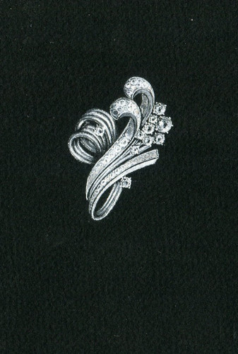 Spilla oro gioielli disegno - gioielli,