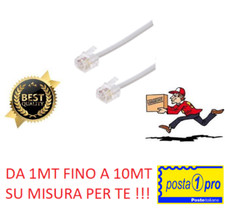 Cavo telefonico 10mt - telefonico, 1m