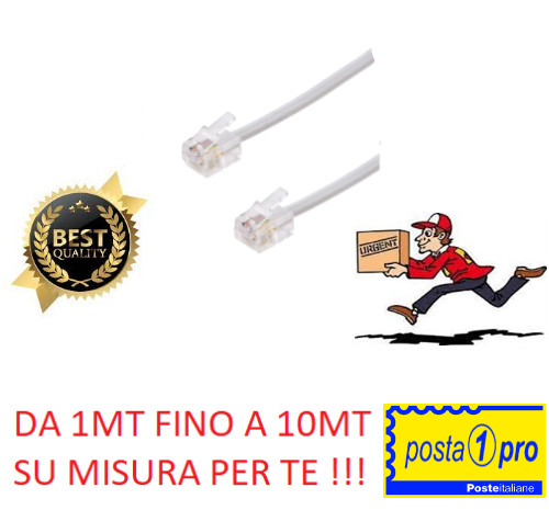 Cavo telefonico 10mt - cavo, 1m