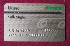 Tessera scheda mille - "mille, miglia"
