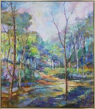 Dipinto ad olio Riflessi rosati su tela di Alfonso Pragliola (G115)