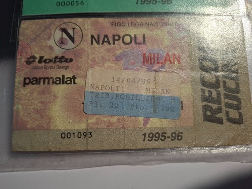 Biglietto ticket calcio - ticket, napoli