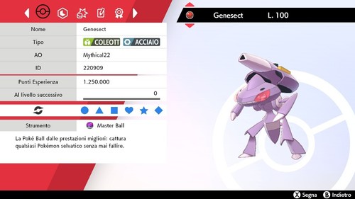 Genesect event 6iv - genesect, +