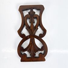 Cimasa antica in legno fregio intaglio vecchio epoca 800 di noce per restauro