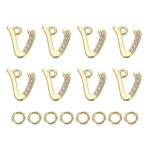 Pcs charm initial letters - 8,