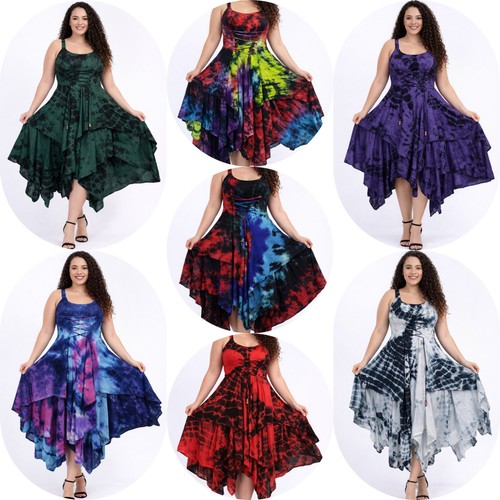 Abito tie dye - abito, maxi