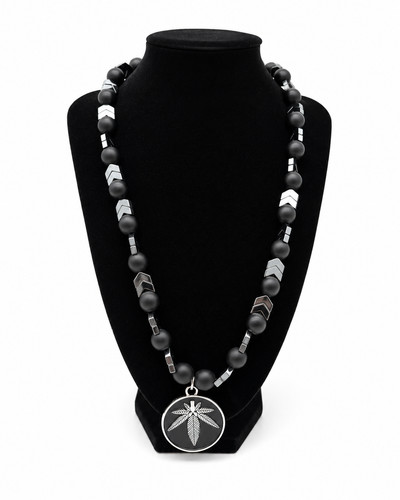 Collana uomo donna - , nero