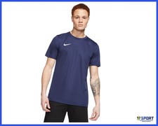 T shirt Maglia Maglietta NIKE da Uomo a Manica Corta Running Corsa Calcio Blu S