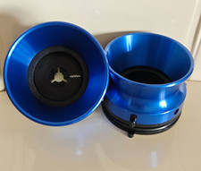 2 adattatori hub Nab blu 10,5 1/4 pollici per registratore a nastro Revox bobina a bobina