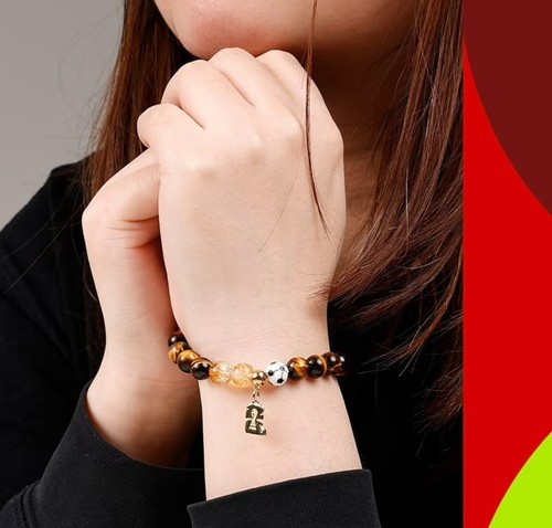 Bracciale quarzo fantasma