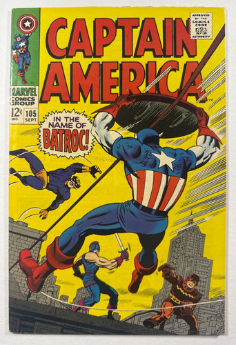 Captain america 105 8 - captain, 8.5