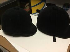 CASCO DA EQUITAZIONE IN VELLUTO DECATHLON 2 CASCHI